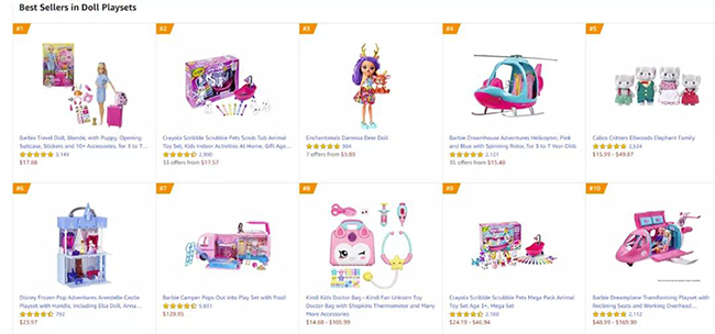 亚马逊娃娃套装类玩具销量排行.jpg